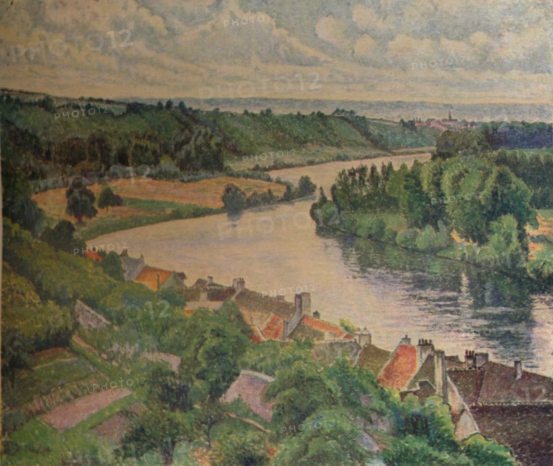 La Frette and Sartrouville, 1924. (1925). Artist: Lucien Pissaro