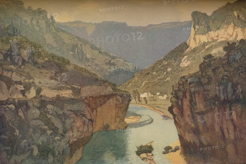 The Gorges of the Tarn, 1912, (1914). Artist: Edward Louis Lawrenson