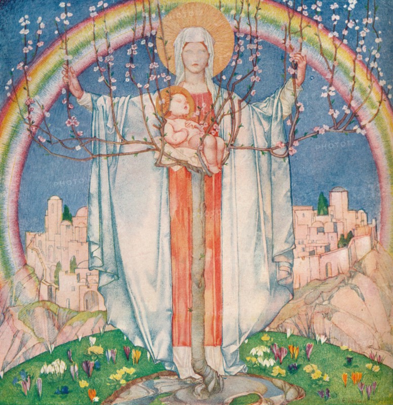 La Madonna Di Promessa, c1890-1914, (1914). Artist: Edward Reginald Frampton