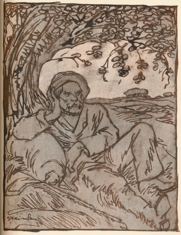 The Vagabond, c1879-1914, (1914). Artist: Theophile Alexandre Steinlen