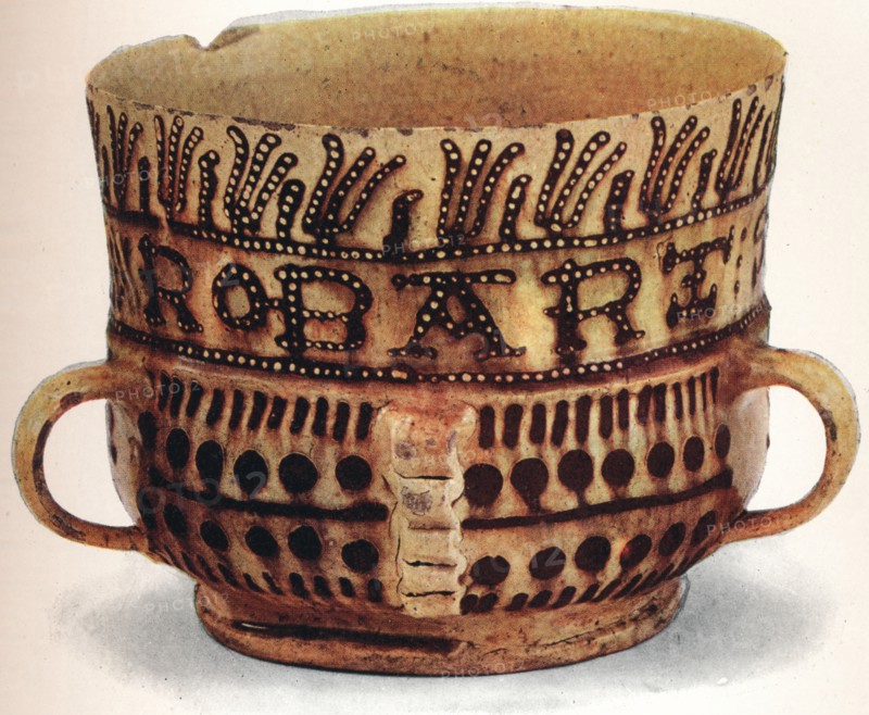Staffordshire Slip Ware, 1909, (1914). Artist: Unknown
