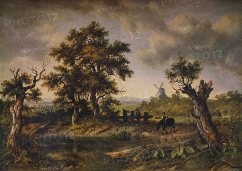 A View In Surrey, c1797-1831, (1919). Artist: Patrick Nasmyth