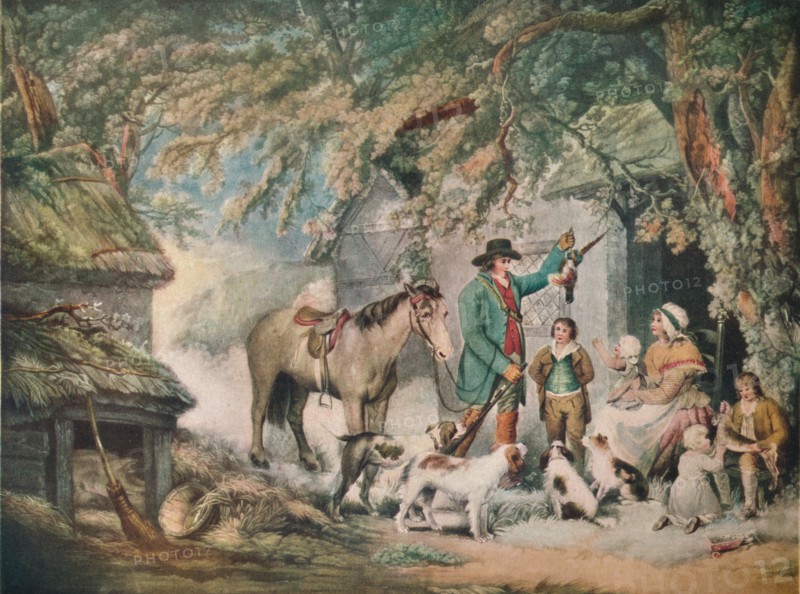 Evening or the Sportsman's Return, 1795, (1919). Artist: Joseph Grozer