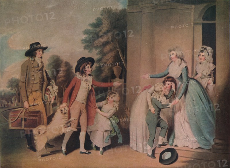 Dulce Domum or the Return from School, 1790, (1919). Artist: William Redmore Bigg