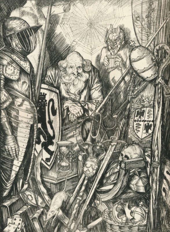 The Symbol Shop, c1898, (1924). Artist: Edmund Joseph Sullivan