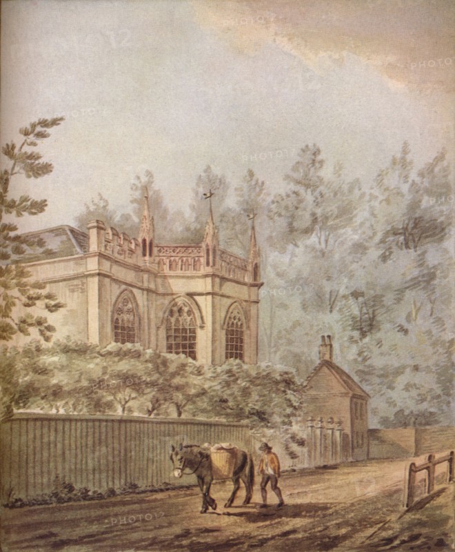 Strawberry Hill, c18th century, (1922). Artist: Joseph Charles Barrow