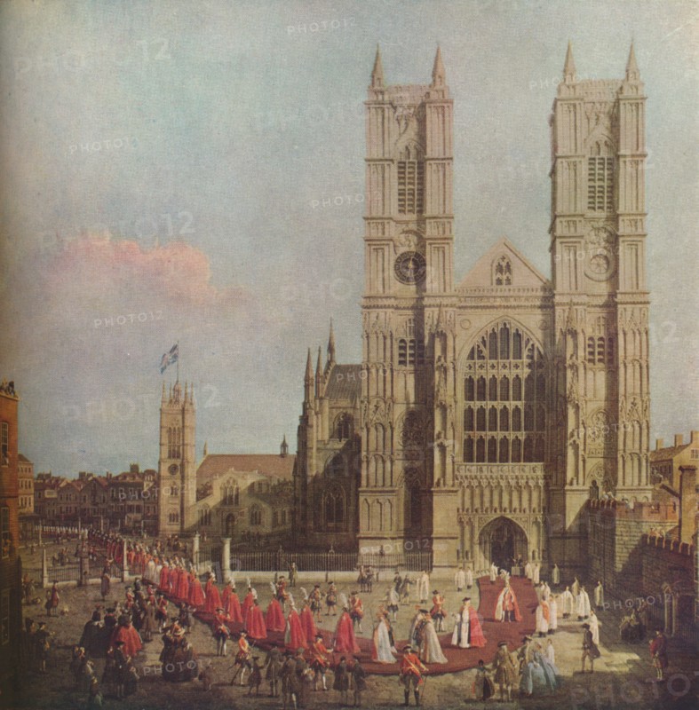 Proession of the Order of the Bath, 1749, (1929). Artist: Canaletto