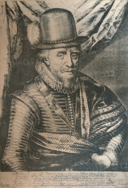 Maurice, Prince of Orange, 17th century, (1924). Artist: Crispyn van de Queboren