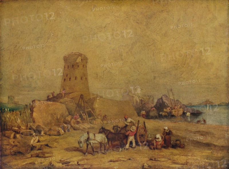 Coast Scene, 19th century, (1924). Artist: Clarkson Stanfield