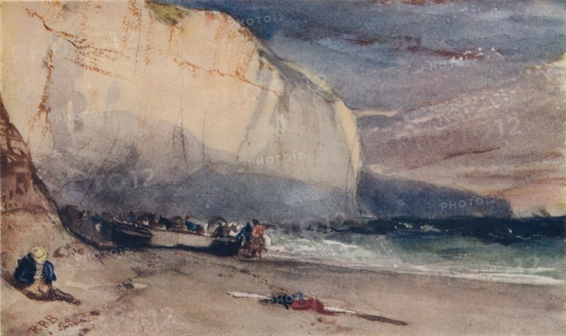 The Undercliff, 1828, (1924). Artist: Richard Parkes Bonington