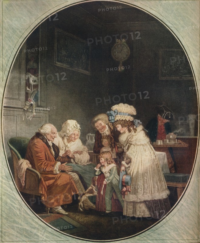 Le Compliment ou La Matinee Du Jour De L'an, 1887, (1916). Artist: Philibert Louis Debucourt