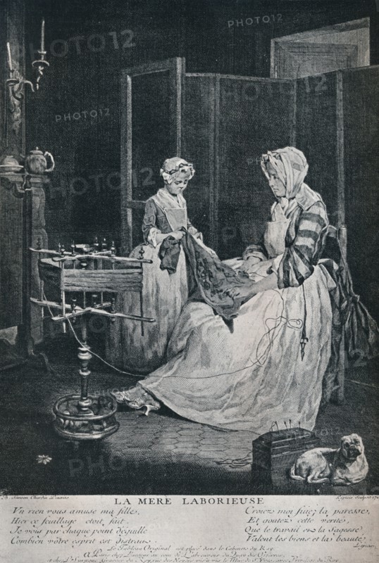 La Mere Laborieuse, 1740, (1916). Artist: Unknown
