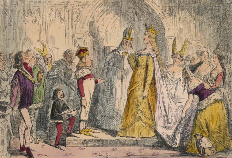 Marriage of Henry the Sixth and Margaret of Anjou, 1850. Artist: John Leech