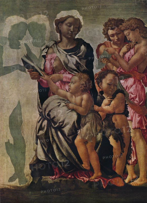 The Madonna and Child with St John and Angels, c1497, (1938) Artist: J Greig Pirie