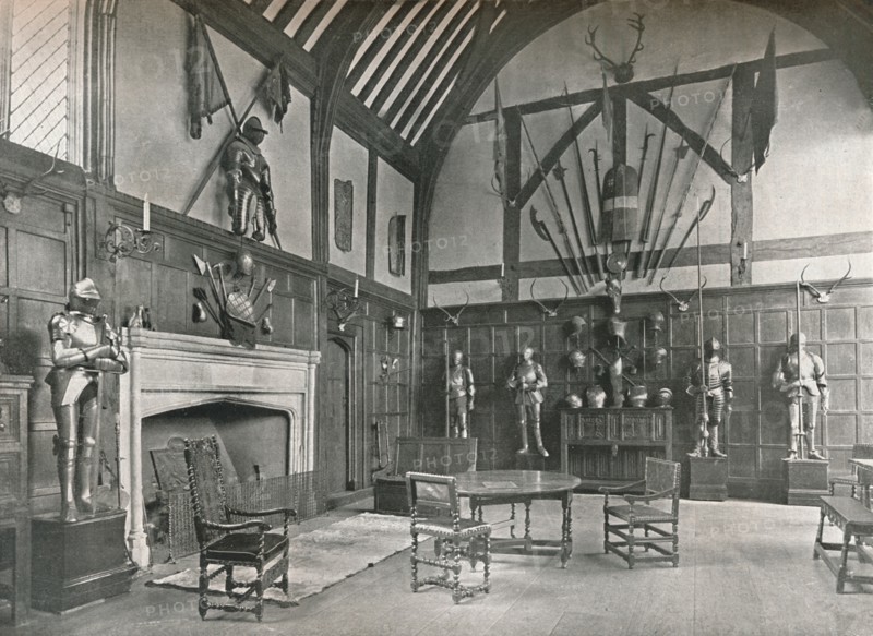The Hall at Ockwells Manor, 1905. Artist: Unknown