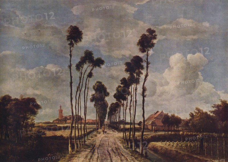 The Avenue at Middelharnis, 1689, (1938). Artist: Meindert Hobbema