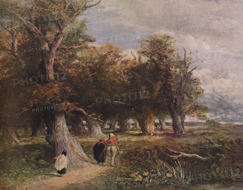 The Skirts of the Forest, 1855, (1938). Artist: David Cox the elder