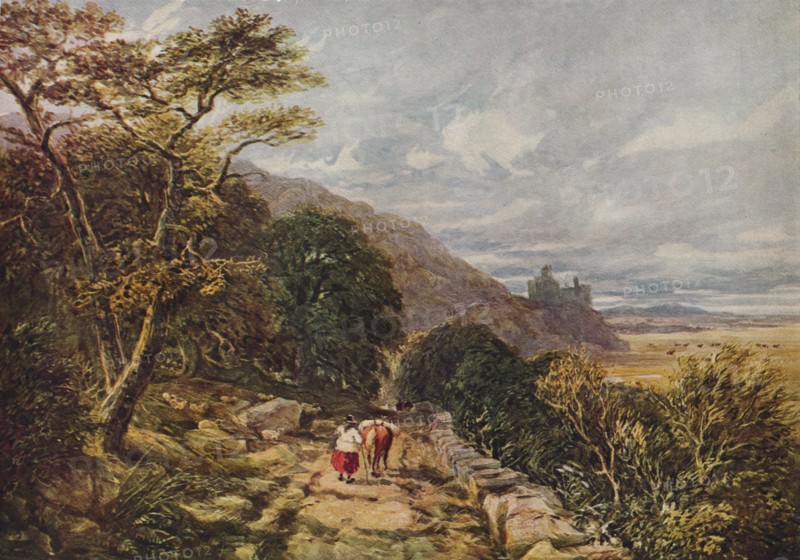 Country Track leading to Harlech Castle, 19th century, (1938). Artist: David Cox the elder