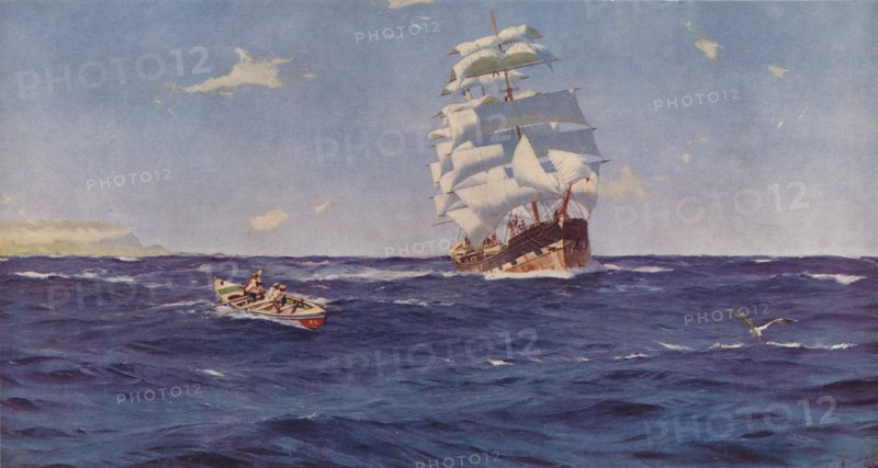 Off Valparaiso, 1899, (1938). Artist: J Greig Pirie