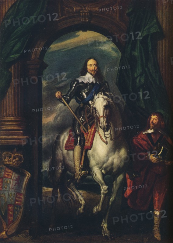 Charles I (1600-1649) with M de St Antoine, 1633, (1913). Artist: Anthony van Dyck