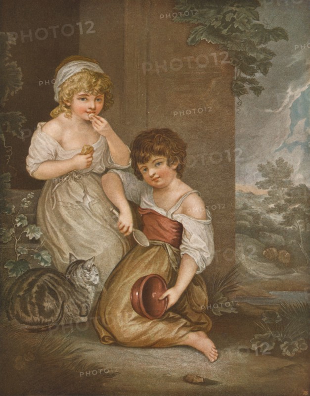 Cottage Children (Hobbinol and Gandaretta), c1883, (1903). Artist: DW Tomkins