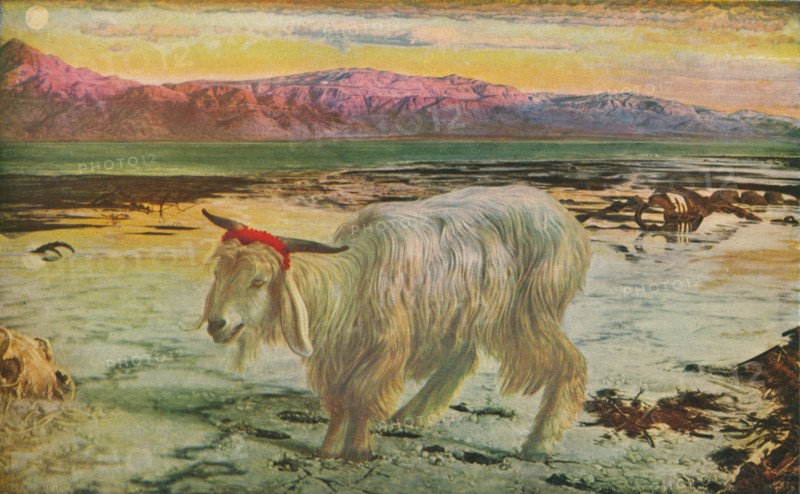 The Scapegoat, 1854-56, (1911). Artist: William Holman Hunt