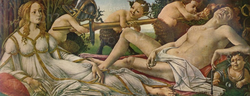 Mars and Venus, c1485, (1911). Artist: Sandro Botticelli