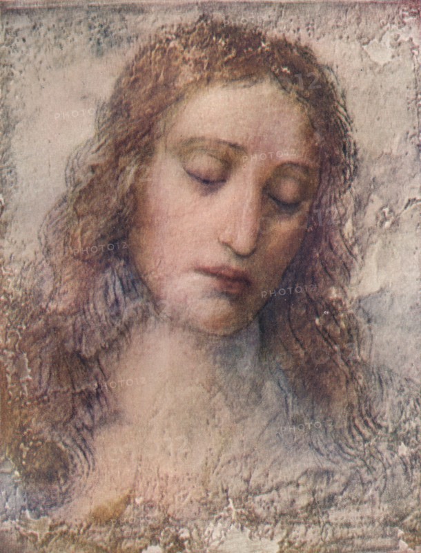 Study for the head of Christ for The Last Supper, c1495, (1911). Artist: Leonardo da Vinci