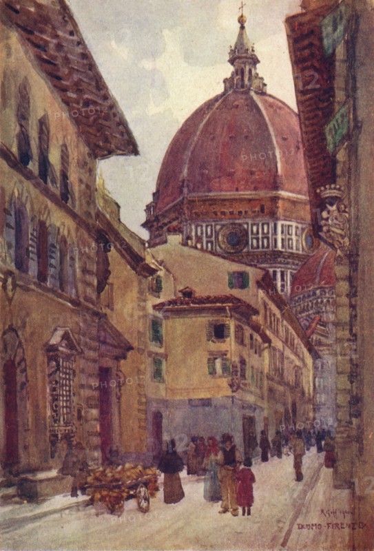 Via Dei Servi, c1905. Artist: Robert Charles Goff