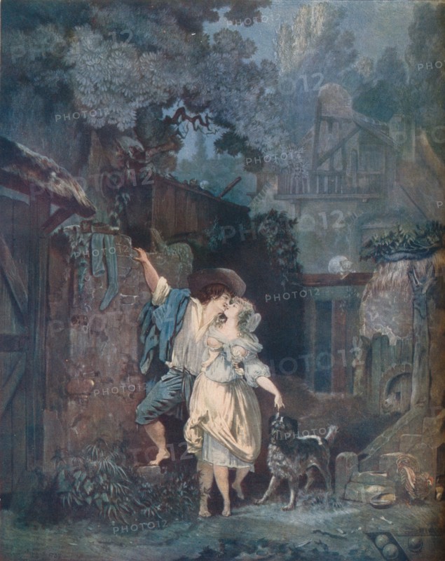 'The Ascent, or The Morning Farewell (L?escalade, ou les adieux du matin)', 1787. Artist: Philibert Louis Debucourt.