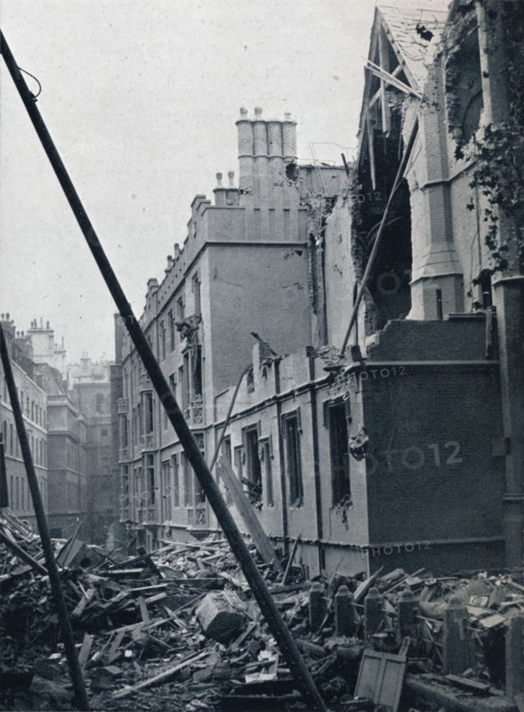 'The East End of the Middle Temple Hall', 1941.
