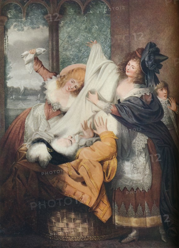 'Merry Wives of Windsor: Act III, Scene III', c18th century. Artist: IP Simon