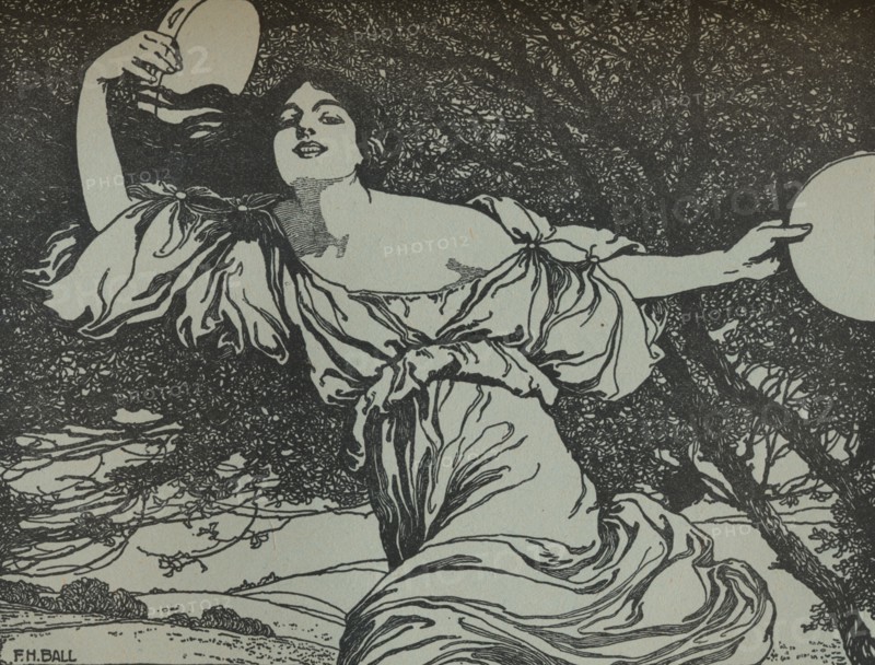 'Bacchante', c20th century (1914-1915). Artist: Fred Hammersley Ball.