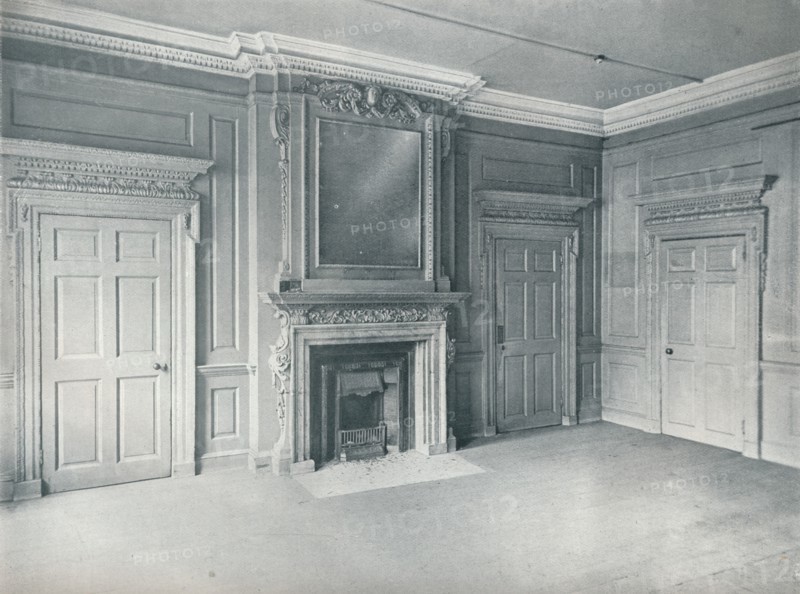 'Panelled room, early eighteenth century, 26, Hatton Garden', 1907. Artist: Unknown.