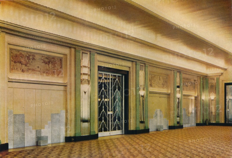 'A view of the new ballroom at Claridge's Hotel as designed by Oswald P. Milne', 1933. Artist: Unknown.
