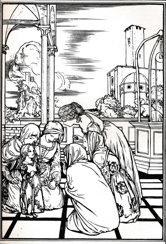 'An illustration from The Tempest', 1901 (1901-1902). Artist: Robert Anning Bell.
