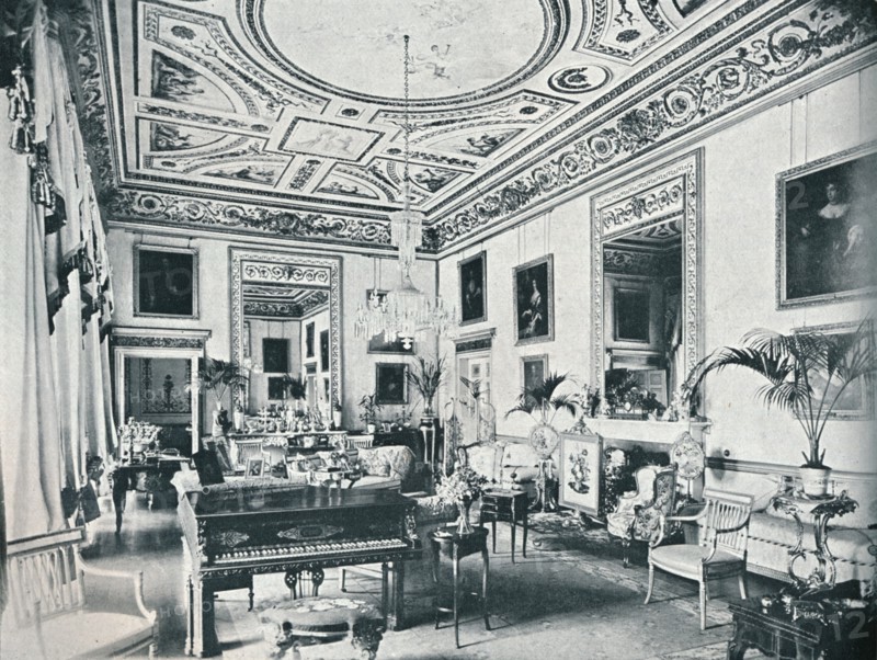 'The Salon, Avington', c1908. Artist: Unknown.