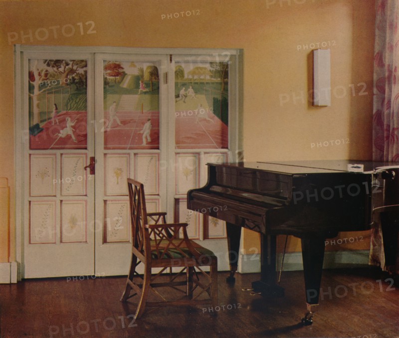 Decoration by Eric Ravilious at Sir Geoffrey Fry's flat, Portman Square, London, 1933. Artist: Unknown.