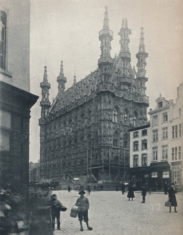 The Town Hall, Leuven, Belgium, c1900 (1914-1915). Artist: John Benjamin Stone.