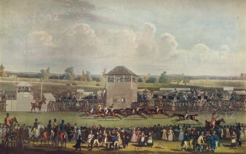 'Ascot Heath Races', 19th century. Artist: James Pollard.