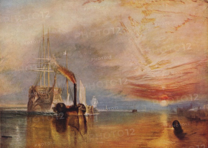 'The Fighting Temeraire', 1839.  Artist: JMW Turner.