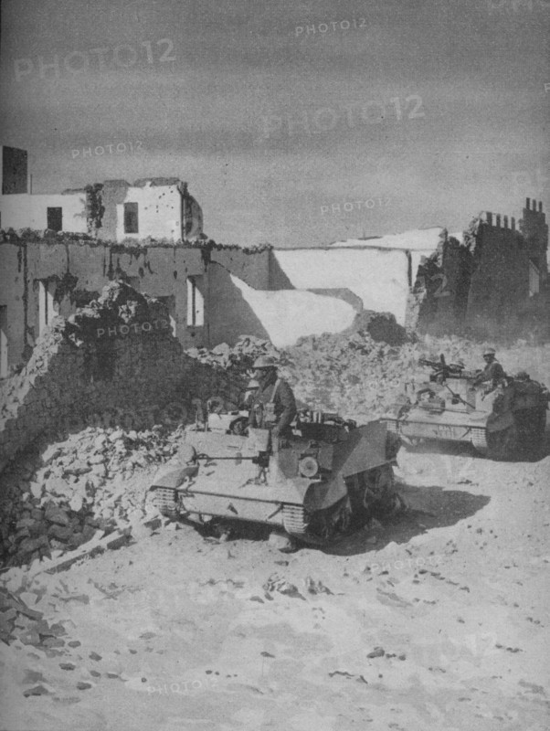 'Past Graziani's Shattered Stronghold Lies the Conquerors' Road', 1941.  Artist: Unknown.