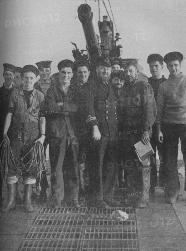 'Their Ship Rose from the Grave to Triumph', 1941.  Artist: Unknown.