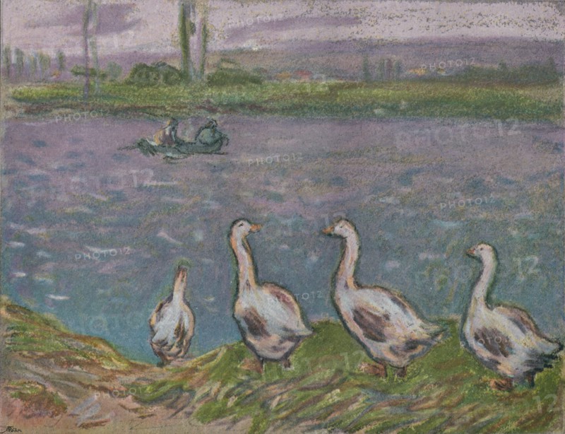 'A Sketch in Pastels', 19th century. Artists: Alfred Sisley, Ralph Nevill.