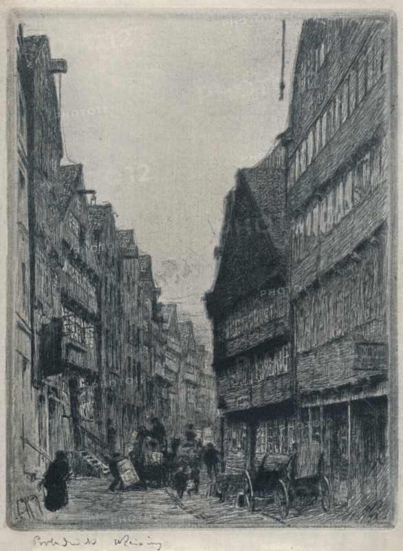 'Herrlichkeit, Hamburg', c1913. Artist: Walter Zeising.