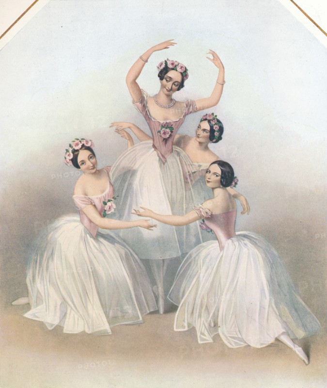 'The Celebrated Pas De Quatre