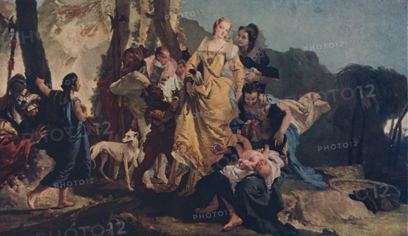 'The Finding of Moses', c1730. Artist: Giovanni Battista Tiepolo.