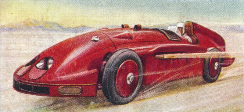 ''Speed of the Wind (Captain G. E. T. Eyston & A. Denly)', 1938. Artists: George Eyston, Unknown.