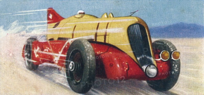 ''Mormon Meteor (A Jenkins)', 1938. Artist: Unknown.