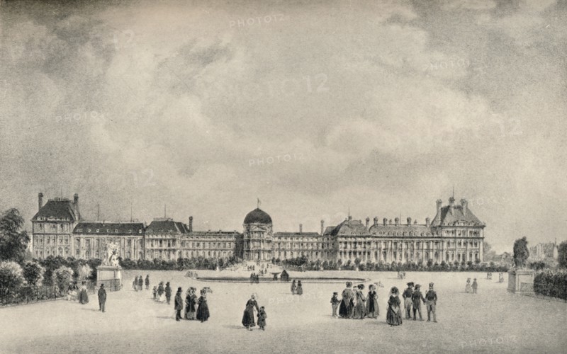 'The Tuileries Palace from the Gardens', 1915. Artist: Unknown.